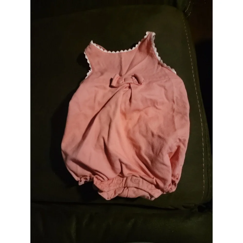 Janie and jack layette line butterfly bouquet romper‎ one piece size 6 12 months